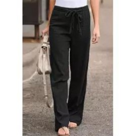Spring Summer Cotton and Linen Casual Pants