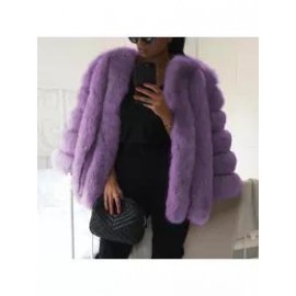 New Women Fashion Fur Leather Jacket Coat