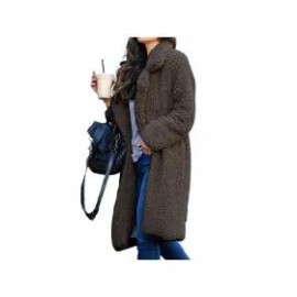 Casual Solid Color Long-sleeved Lapel Plush Coat