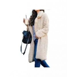 Casual Solid Color Long-sleeved Lapel Plush Coat