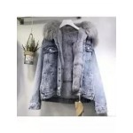 Casual Fur Pocket Denim Jacket