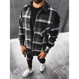 Street Fashion Casual Plaid Texture Jacket