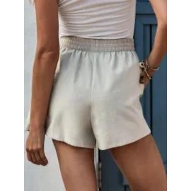 Womens Dandelion Printed Casual Shorts