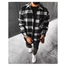 Casual Fashion Check Texture Jacket