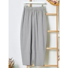 Womens floral print casual trousers