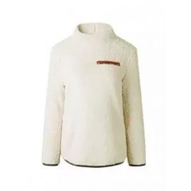 High Neck Zipper Plain Hoodie