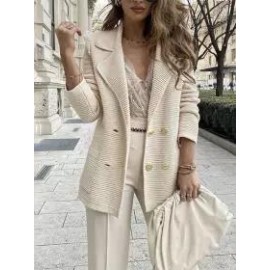Ladies Elegant Fashion Solid Color Blazer