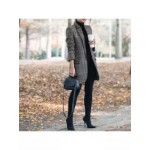 Autumn And Winter Vintage Printing Suit Jacket