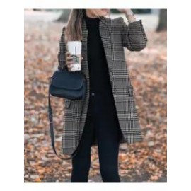 Autumn And Winter Vintage Printing Suit Jacket