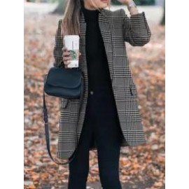 Autumn And Winter Vintage Printing Suit Jacket