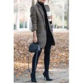 Autumn And Winter Vintage Printing Suit Jacket