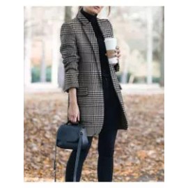 Autumn And Winter Vintage Printing Suit Jacket
