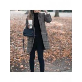 Autumn And Winter Vintage Printing Suit Jacket