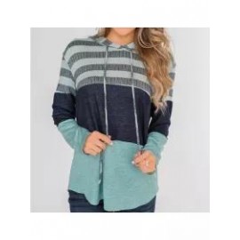 Fashion-New Top Loose Design Hoodie Pullover Long Sleeve Contrast Color Hoodie