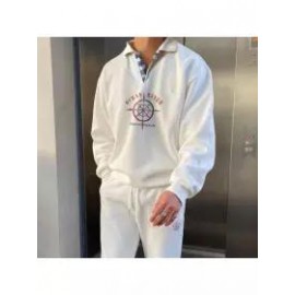 Retro Men's Polos Casual Sweatshirt