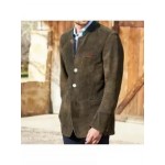 Vintage Solid Color Button Jacket