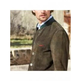 Vintage Solid Color Button Jacket