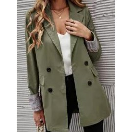 Autumn/Winter Solid Color Lapel Button Slim Fit Blazer