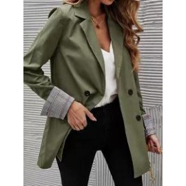 Autumn/Winter Solid Color Lapel Button Slim Fit Blazer