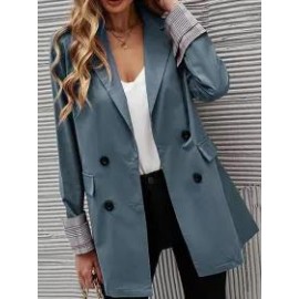Autumn/Winter Solid Color Lapel Button Slim Fit Blazer