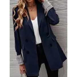 Autumn/Winter Solid Color Lapel Button Slim Fit Blazer