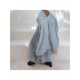 Women's Bohemian Sky Blue Cape Robe
