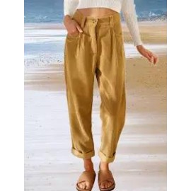 Casual Loose Solid Color Pants