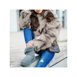 New Women Fur Vintage Leather Casual Coat Jacket