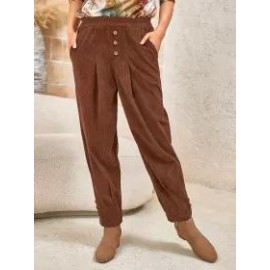 Ladies Elastic Waist Trousers