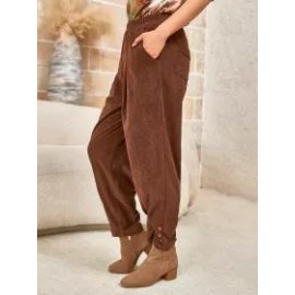 Ladies Elastic Waist Trousers