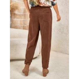 Ladies Elastic Waist Trousers