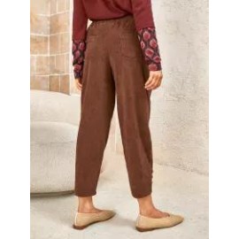 Ladies Elastic Waist Trousers