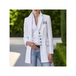 Ladies British Style Lapel Blazer