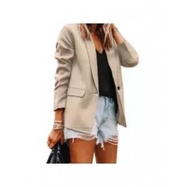Fashion all-match solid color blazer