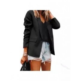 Fashion all-match solid color blazer