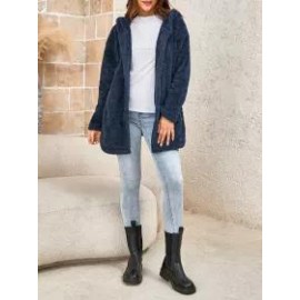 Women's Polar Fleece Hooded Jacket