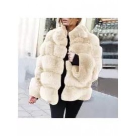 New Women Chic Vintage Fur Leather Warm Jacket Coat