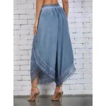 Lace And Tulip Wide Leg Pants