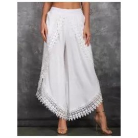Lace And Tulip Wide Leg Pants