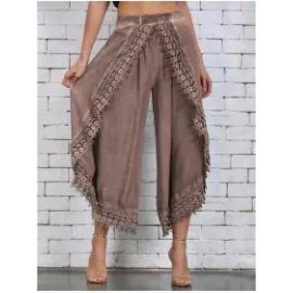 Lace And Tulip Wide Leg Pants