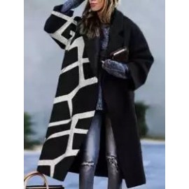 Casual Loose Button Pocket Cardigan Coat