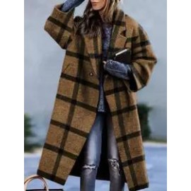 Casual Loose Button Pocket Cardigan Coat