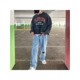 Retro Men's Florida Casual Print Sweatshirt
