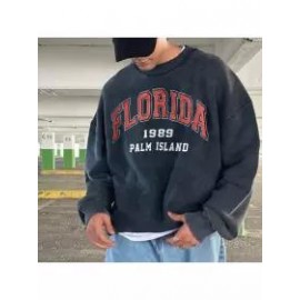 Retro Men's Florida Casual Print Sweatshirt