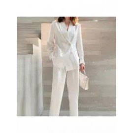 Ladies Elegant Fashion Solid Color Blazer