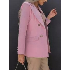 Casual Loose Double Breasted Blazer