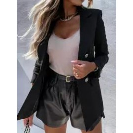 Casual Loose Double Breasted Blazer