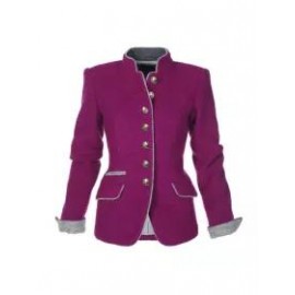 Women's Vintage Collar Long Sleeve Jacket