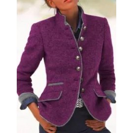 Women's Vintage Collar Long Sleeve Jacket