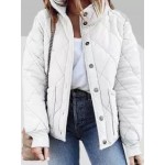 Solid Color Cotton Thermal Coat